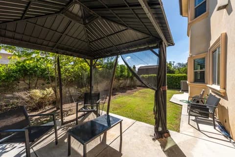 6522 N Golden West Ave — backyard gazebo