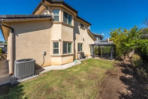 6522 N Golden West Ave — side yard and gazebo
